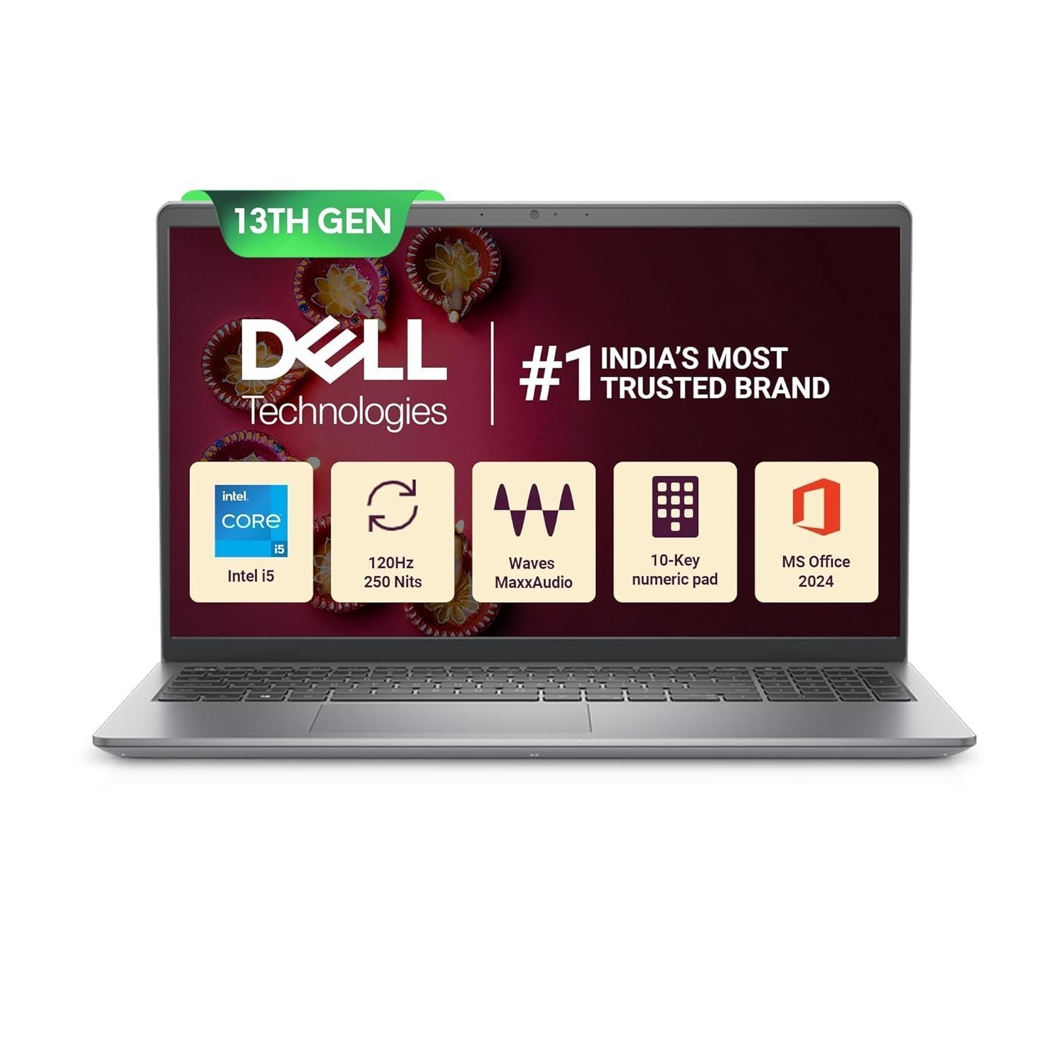 712WiT-wexL._SL1500_.jpg Dell 15, 13th Gen Intel Core i5-1334U (16GB DDR4, 512GB SSD) - Image 1