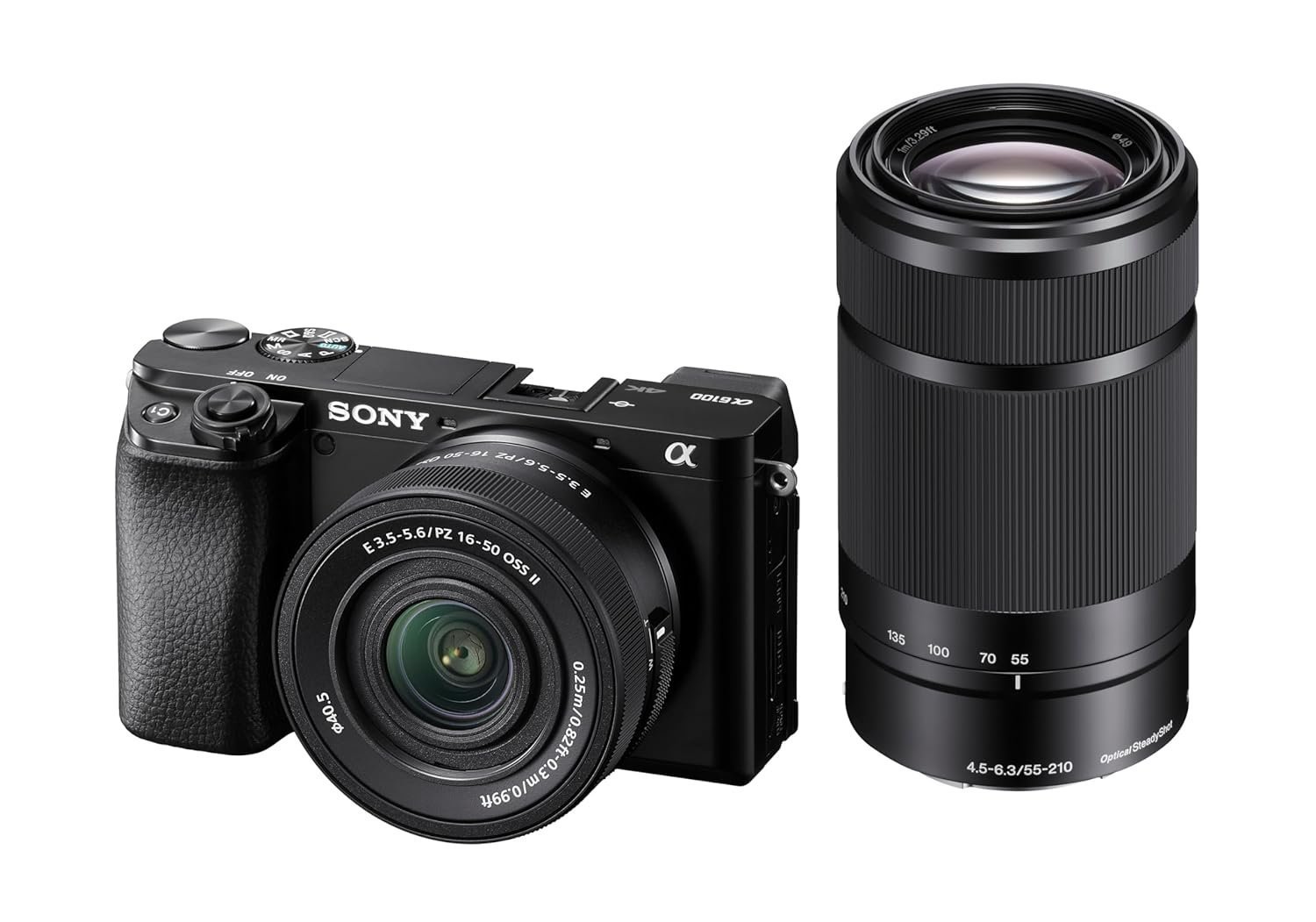 71SsP7PGEVL._SL1500_.jpg Sony Alpha ILCE-6100X Mirrorless Camera with Dual Lens Kit - Image 1