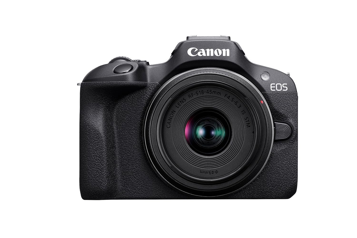 81Tib6mb8eL._SL1500_.jpg Canon EOS R100 24.1 MP Mirrorless Camera (Black) with RF-S18-45mm Lens - Image 1