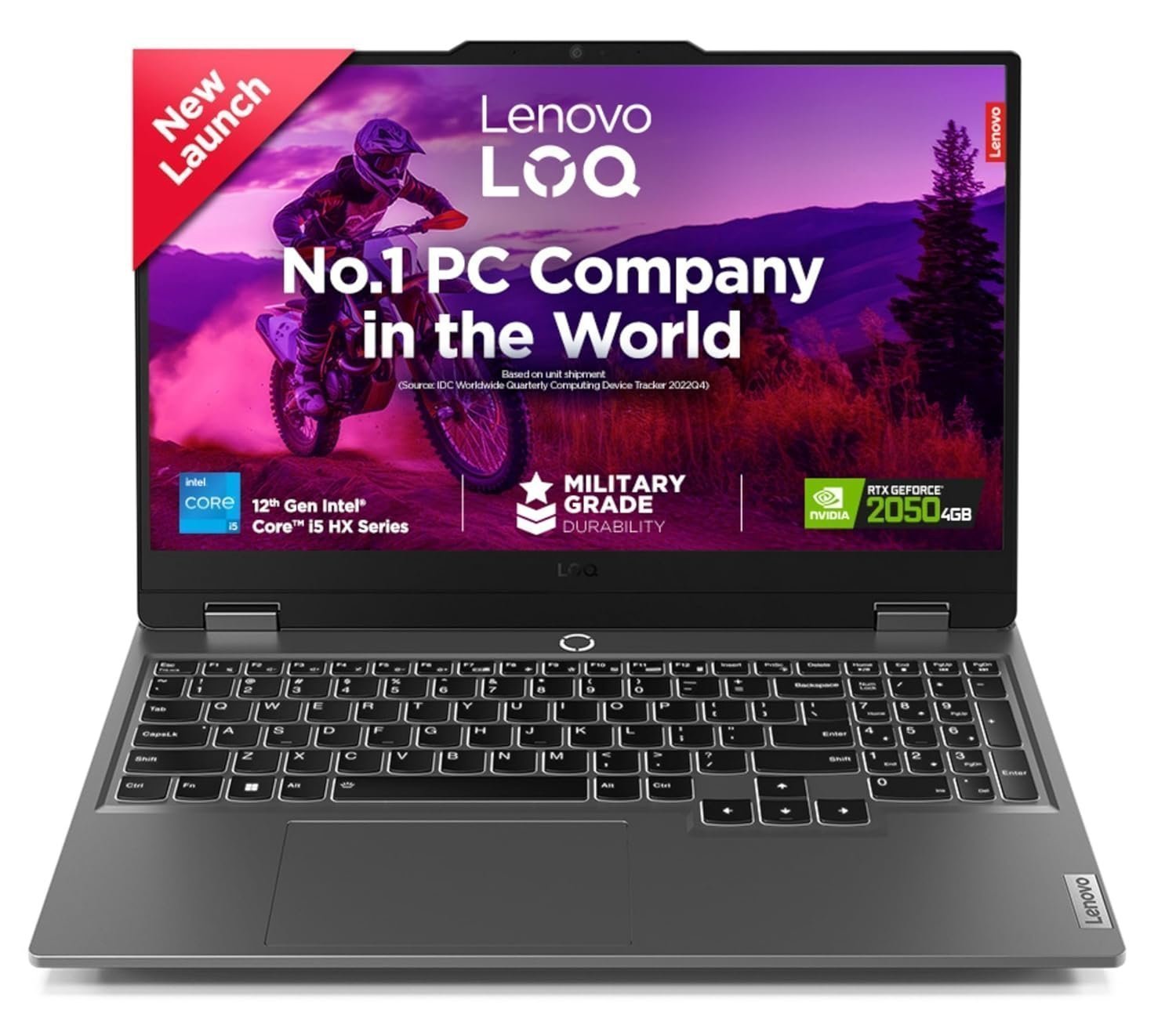 81b4LYOyFVL._SL1500_.jpg Lenovo LOQ, Intel Core i5 12th Gen 12450HX, NVIDIA RTX 2050 4GB - Image 1